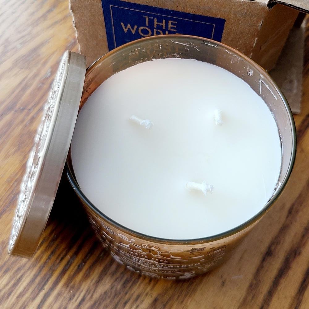 🛍BOGO 50% OFF🤎🕯NWT‼️ White Barn "Cinnamon Sugared Pecans" 3-wick Candle - Picture 3 of 10
